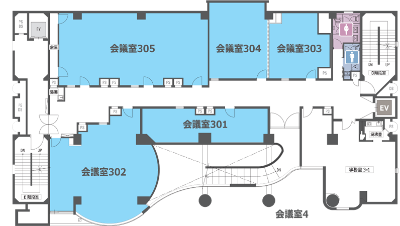 ３階平面図